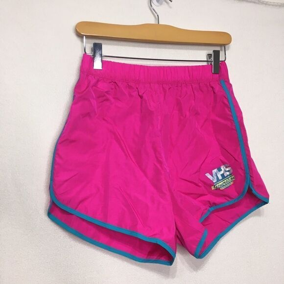 Twik Retro 90s Pink Nylon  Shorts Sz XS - Picture 4 of 8